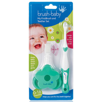 英國 brush-baby寶寶的第一套乳齒潔牙組_bb13-brushbaby,嬰幼兒牙刷,嬰幼兒電動牙刷,嬰幼兒聲波牙刷,嬰幼兒口腔保健,嬰幼兒口腔清潔